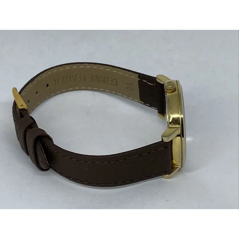 Kate Spade New York 0073 Women Brown Leather White Analog Dial Wrist Watch XX599